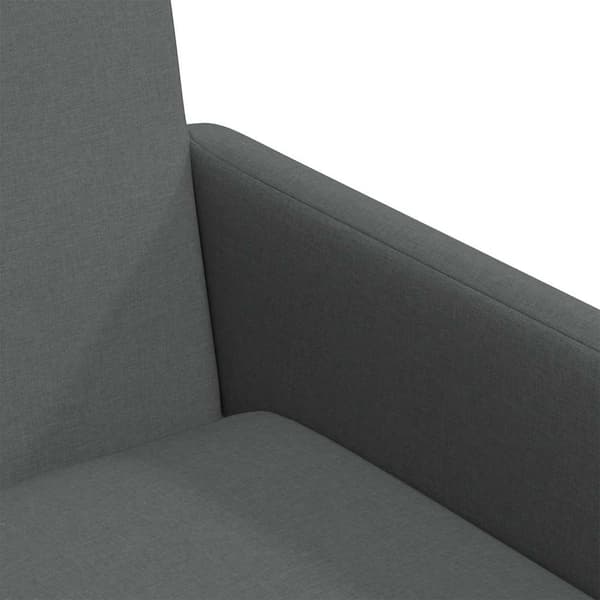 Matstolar 2 pcs Mörkgrå 57 x 67 x 95 cm tyg