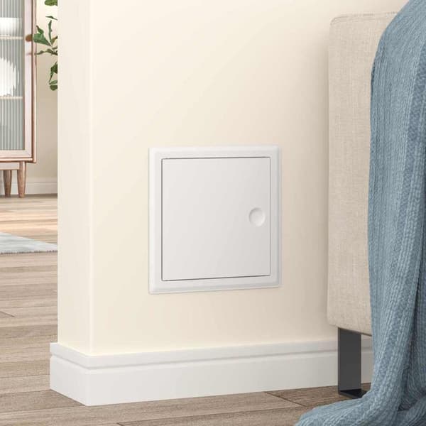Åtkomstpanel 2 pcs Vit 23 x 23 x 3 cm Stål