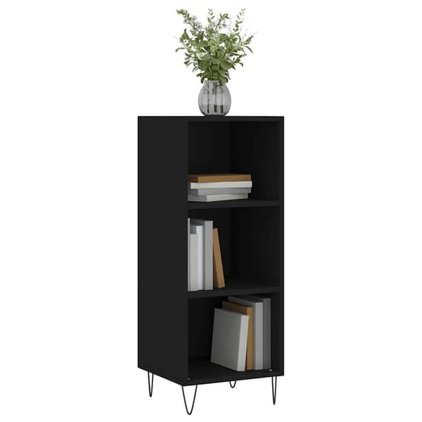 Skänk vit 34,5x32,5x90 cm konstruerat trä