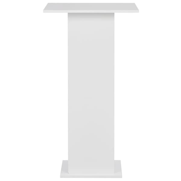 Barbord vit 60x60x110 cm