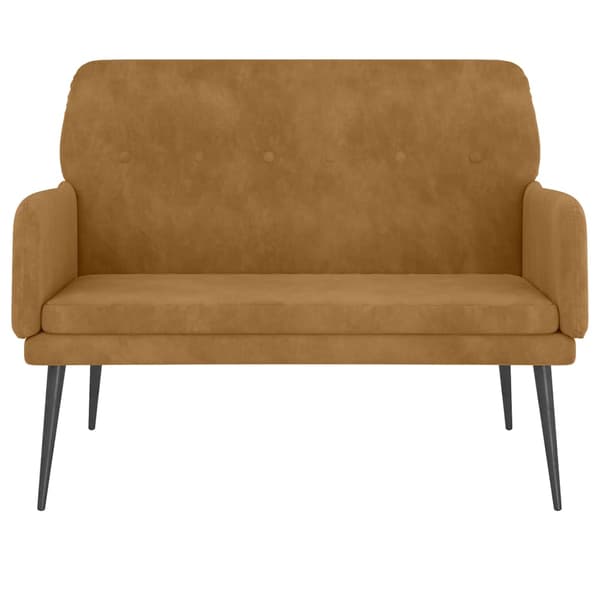 Bänk bun 108x79x79 cm sammet