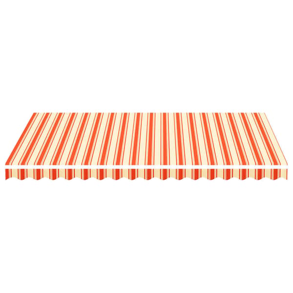 Markisväv gul och orange 3,5x2,5 m