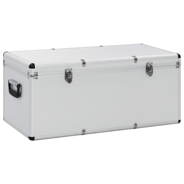 Förvaringsväskor 3 st silver aluminium