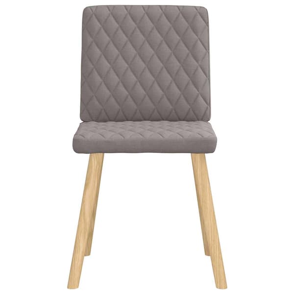 Matstolar 4 st taupe tyg