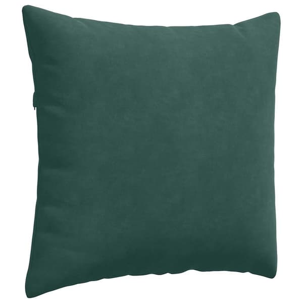 Sofakuddar 2 pcs Mörkgrön 45 x 45 cm Kordread tyg