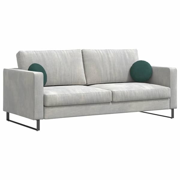 Sittkuddar 2 pcs Mörkgrön Ø30 x 13 cm Sammet