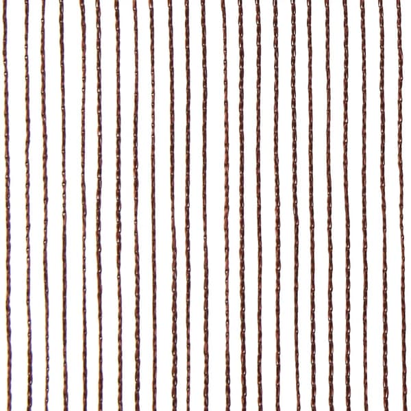 Trådgardiner 2 st 140x250 cm brun