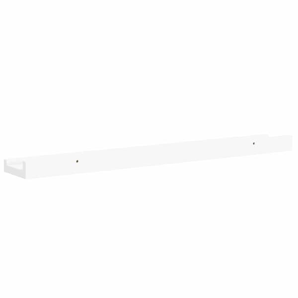 Tavellist 2 st vit 60x9x3 cm MDF