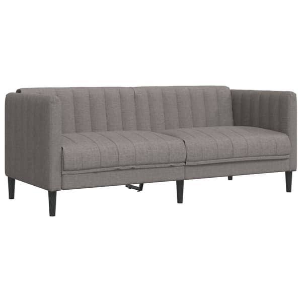 Soffgrupp 2 delar taupe tyg