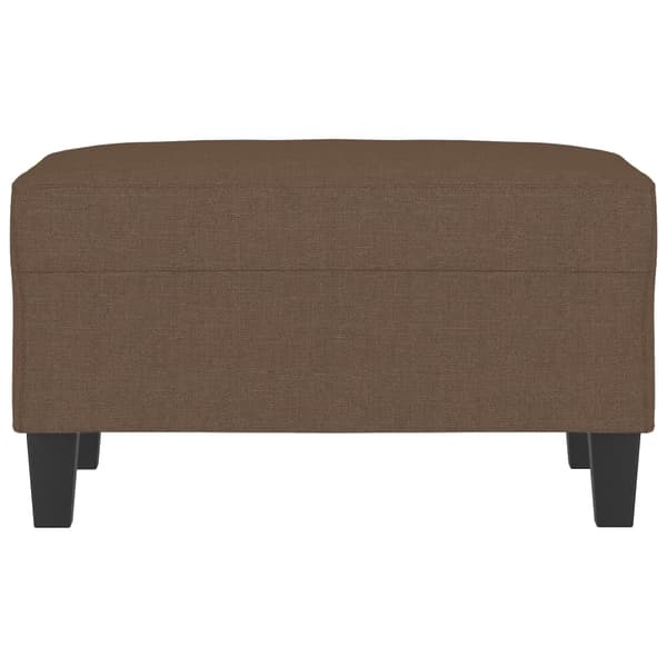 Fotpall brun 70x55x41 cm tyg