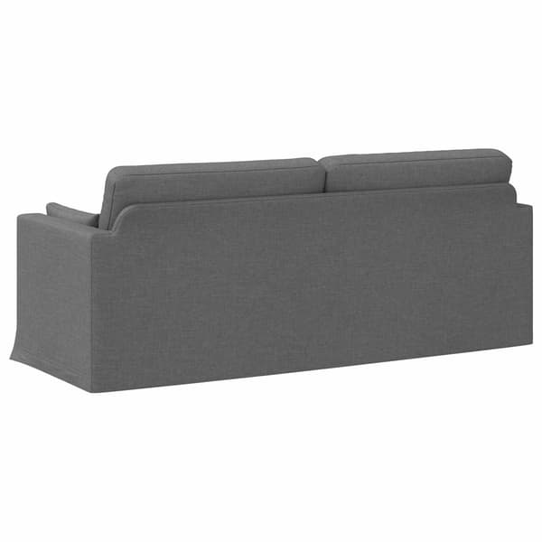 Soffa Mörkgrå 198 x 78 x 80 cm tyg
