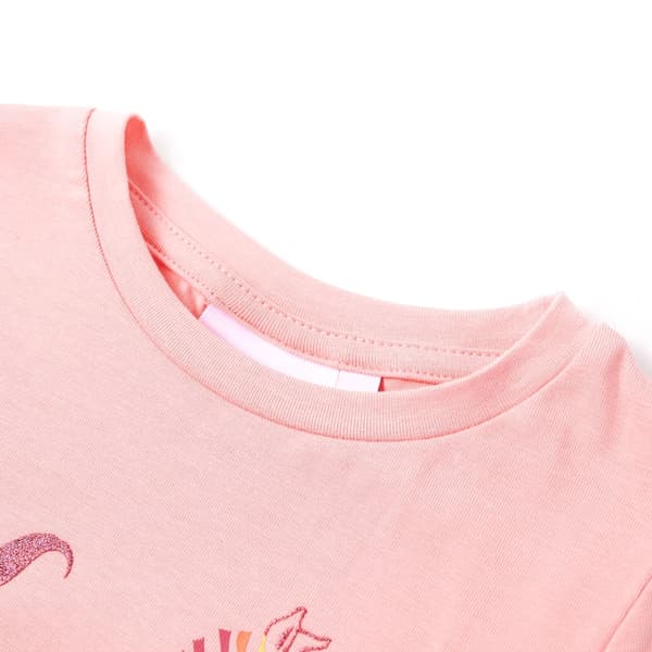 T-shirt för barn rosa 116
