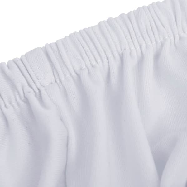 Sofföverdrag 4-sits med stretch vit polyesterjersey