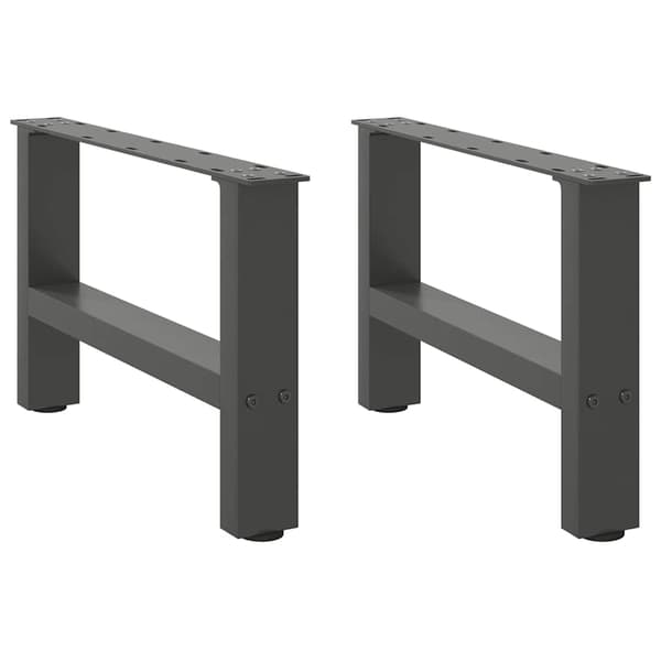 Soffbordsben antracit 2 st 50x(30-31) cm stål