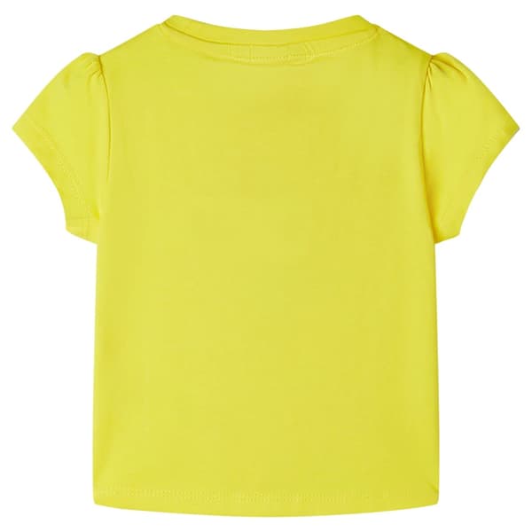T-shirt för barn gul 128
