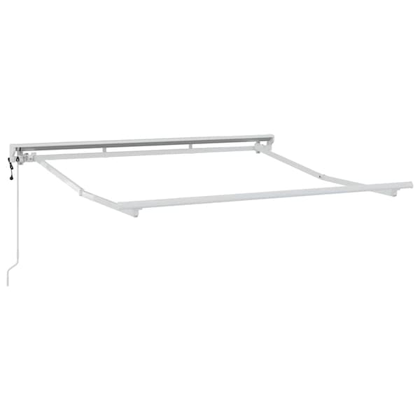 Markisram Justerbar Vit 2,5 x 2 m Stål