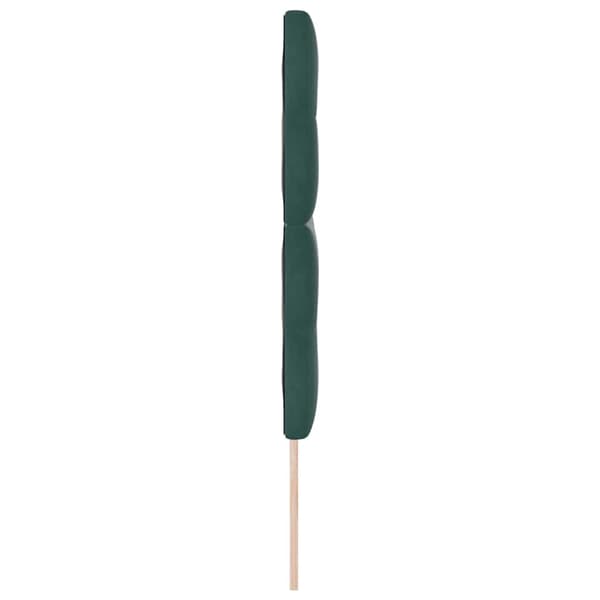 Huvudgavel Mörkgrön 144 cm Sammet