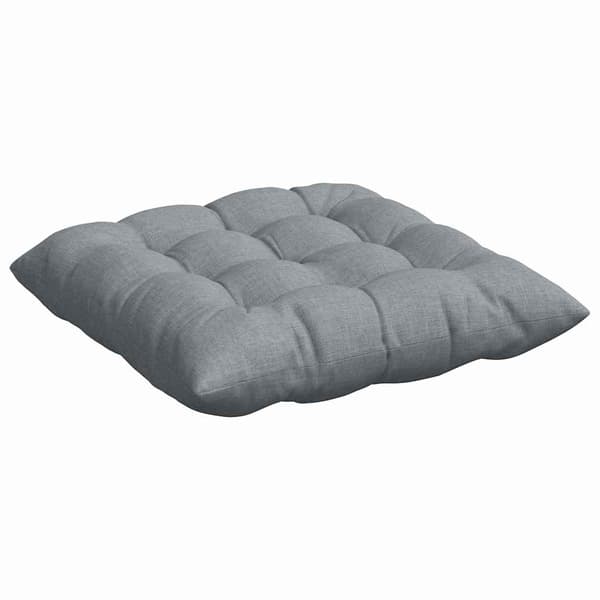 Sittkuddar 4 pcs Ljusgrå 40 x 40 x 6 cm tyg