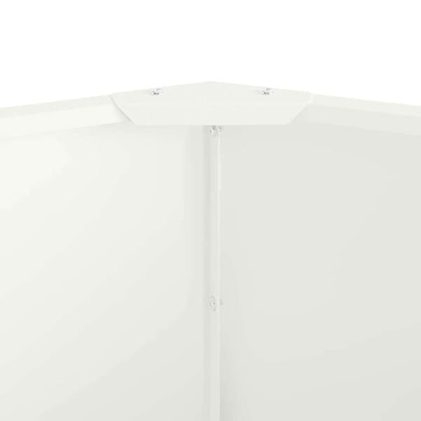 Planteringskärl Vit 60 x 60 x 35 cm Stål