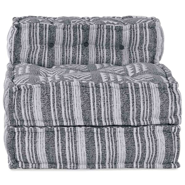 Modulsofa enhet Tyg Grå Tryck 70 x 70 x 56 cm