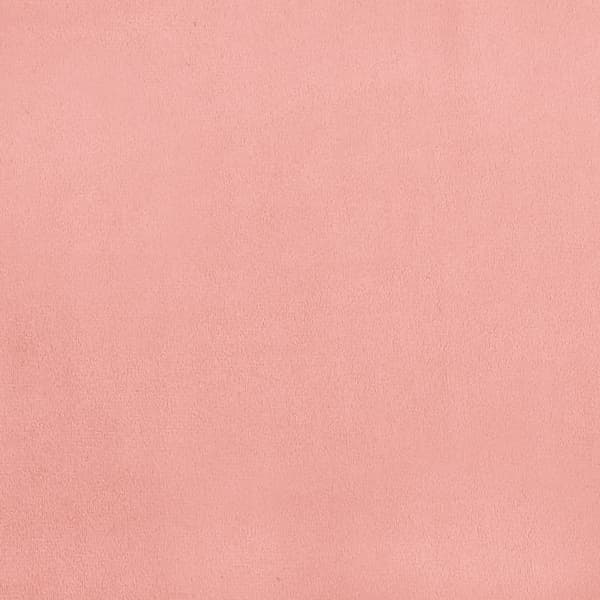 Sängram rosa 200x200 cm sammet