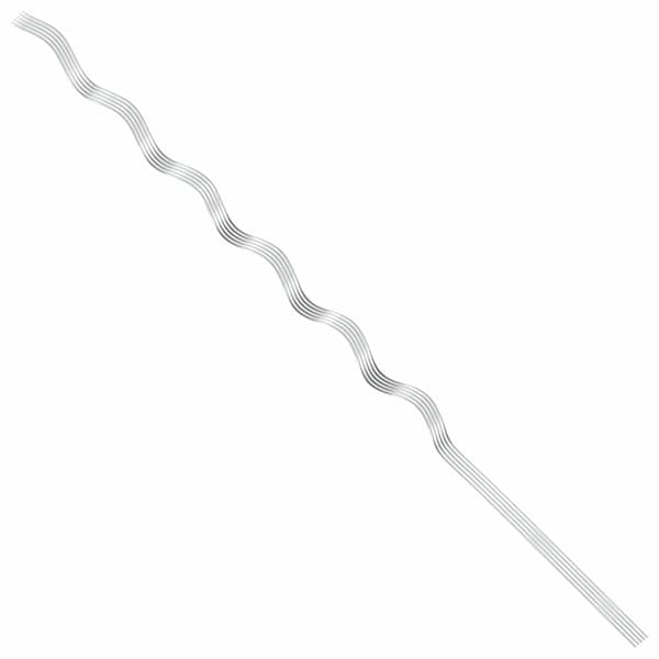 Växtstöd 5 pcs Silver 150 x 0,6 x 0,6 cm Stål