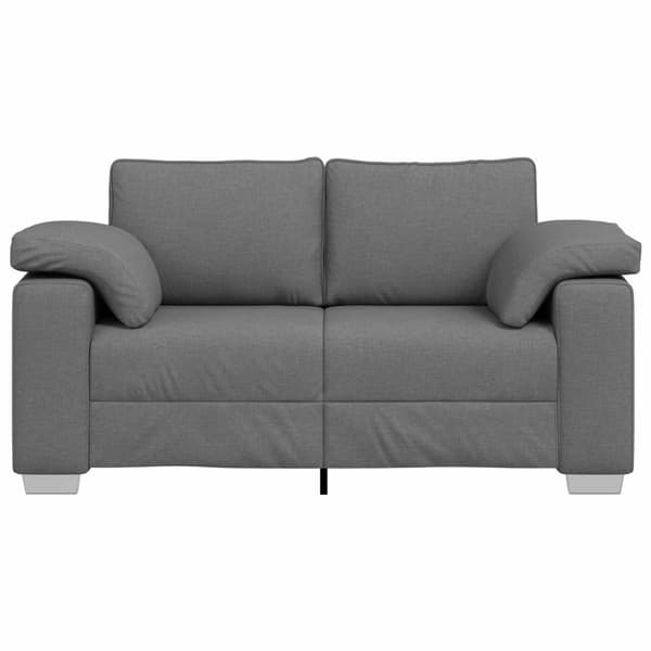 Tvåsitssoffa Mörkgrå 160 cm tyg