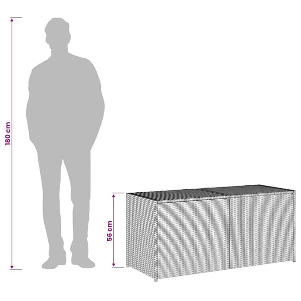 Dynbox brun 283L konstrotting