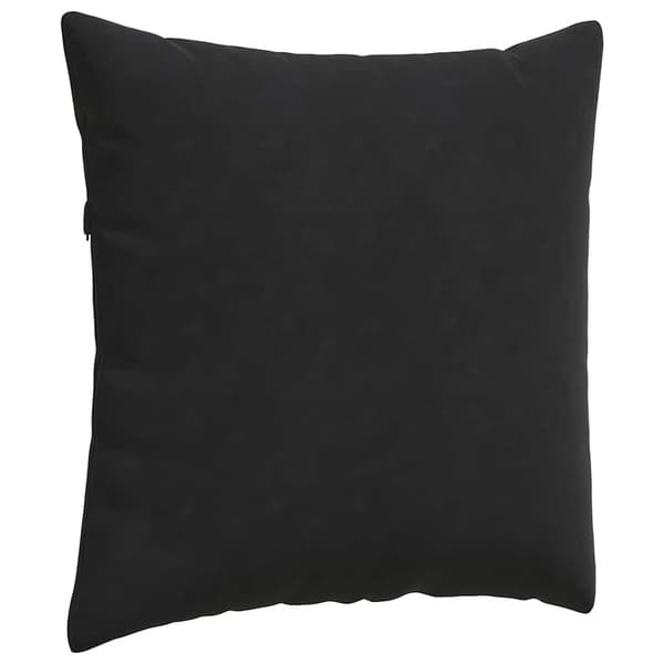 Sofakuddar 2 pcs Svart 80 x 80 cm Kordread tyg