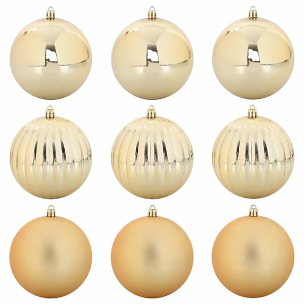 Julfirande Kulset XL 9 pcs Guld Plast
