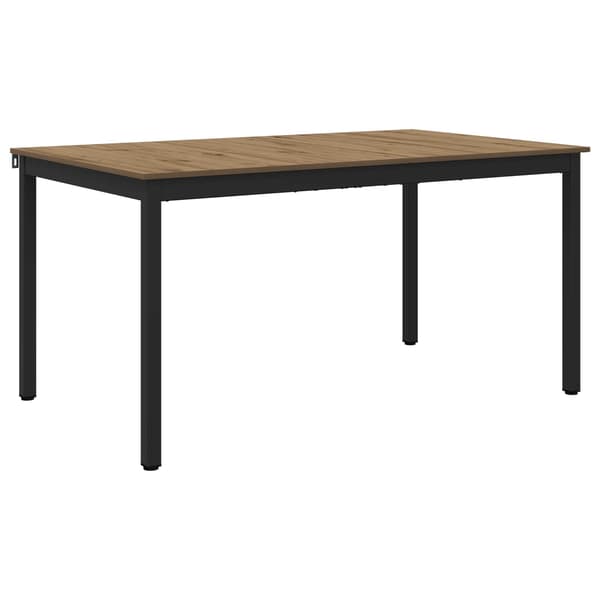 Matbord 150 x 78 x 75 cm METALL Rektangulär