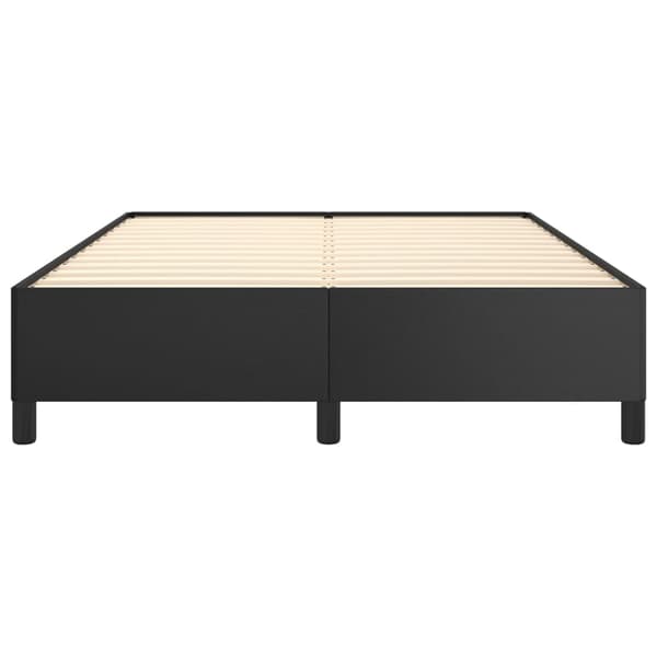 Sängram svart 140x190 cm konstläder
