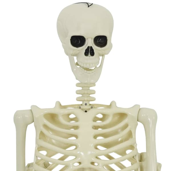 Halloween Dekorations Skelett 2 pcs Vit Polypropylen