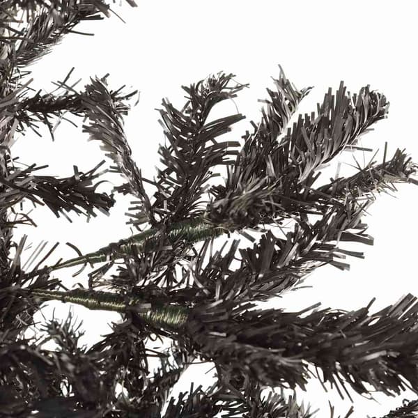 Julgran smal svart 210 cm