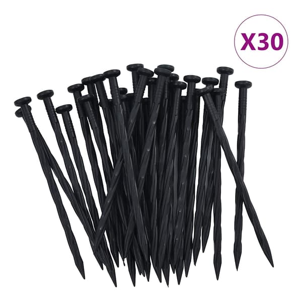 Flexibel gräskant med 30 spett 10 m 5 cm