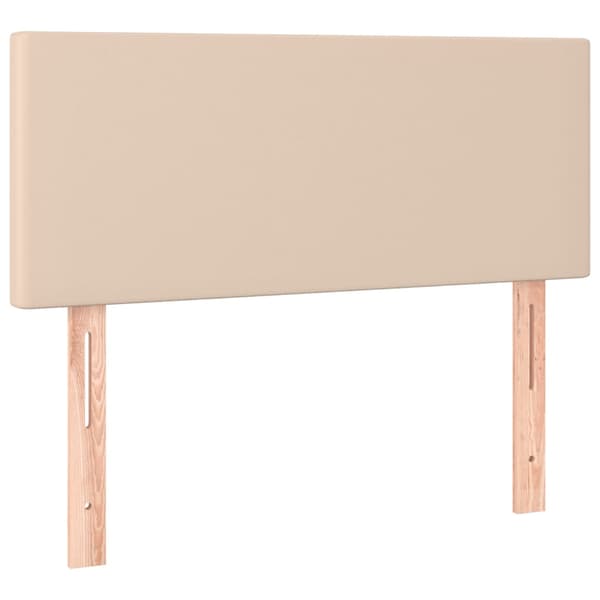 Sänggavel cappuccino 90x5x78/88 cm konstläder