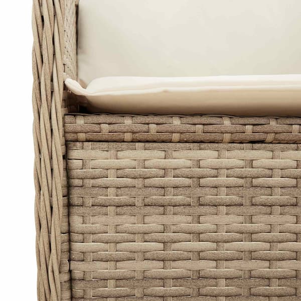 Trädgårdsbänk Beige konstrotting
