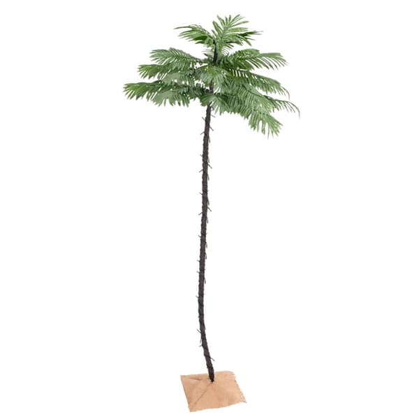 Palmträd med LED varmvit 252 LEDs 400 cm