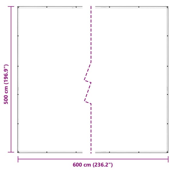 Växtskydd Transparent 5 x 6 m PVC