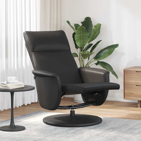 Massagefåtölj Svart Konstläder
