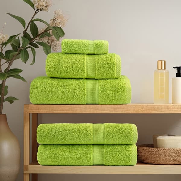 Premium handdukar SOLUND 12 st grön 600 gsm