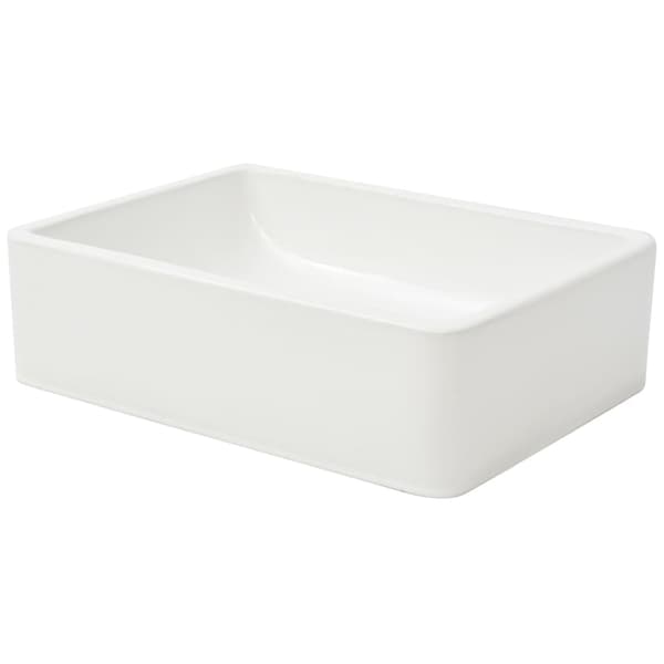 Handfat keramik vit 41x30x12 cm