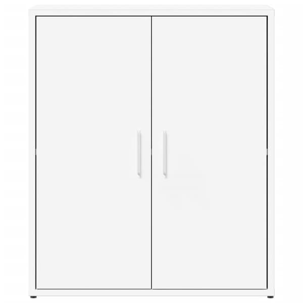 Skänk vit 60x31x70 cm konstruerat trä