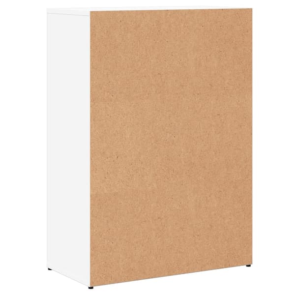 Skänkar 2 st vit 60x30x84 cm konstruerat trä