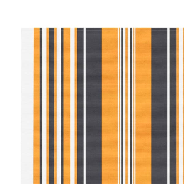 Ersättningstyg för markis orange och svart 3x2,5 m polyester