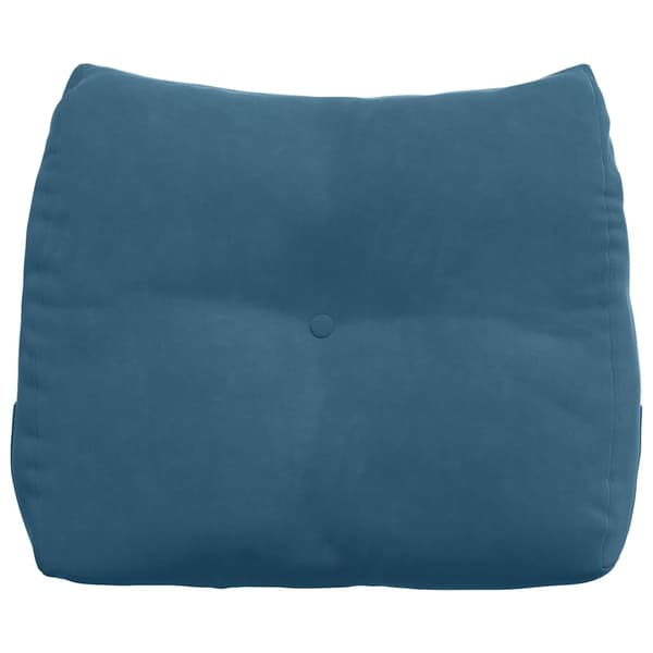 Ryggkudde Blå 60 x 24 x 50 cm Sammet