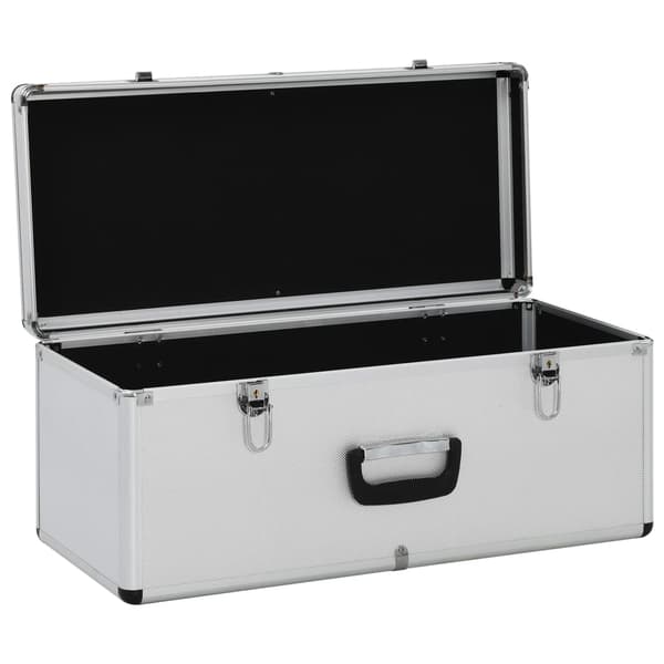 Förvaringsväskor 3 st silver aluminium