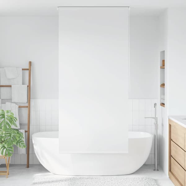 Rullgardin för dusch 120x240 cm vit