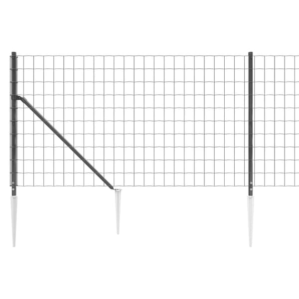 Stängsel med markspett antracit 1x25 m