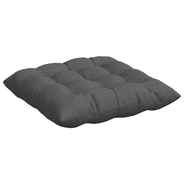 Sittkuddar 4 pcs Mörkgrå 40 x 40 x 6 cm tyg